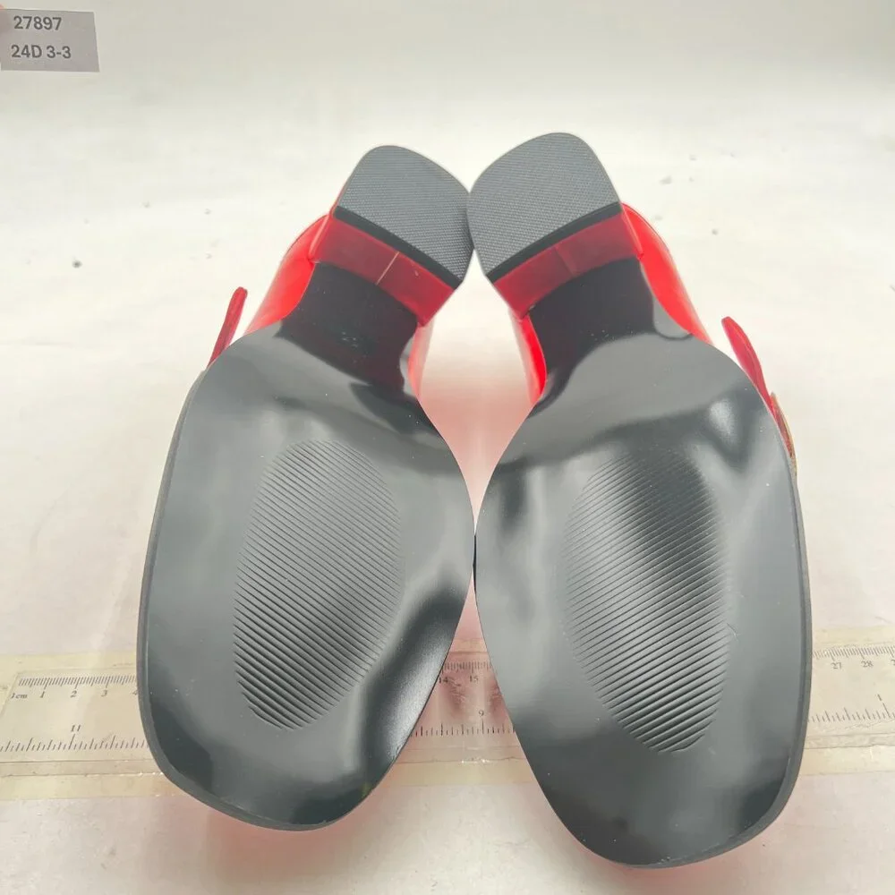 YDN Red Patent Leather Heels - Picture 7 of 8